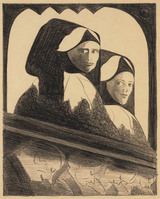 KG 1996 031
          <br/>
          Sensitivistische voorstelling (2 nonnen en 4 andere figuren)
          <br/>
          <em>Jessurun de Mesquita, Samuel (1868-1944)</em>